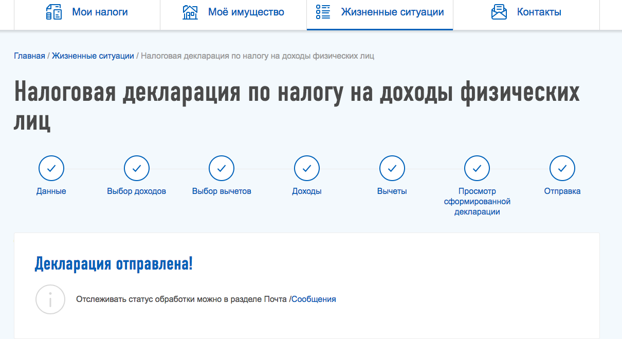 Узнай проверена налоговая декларация 3 ндфл список документов при регистрации ип